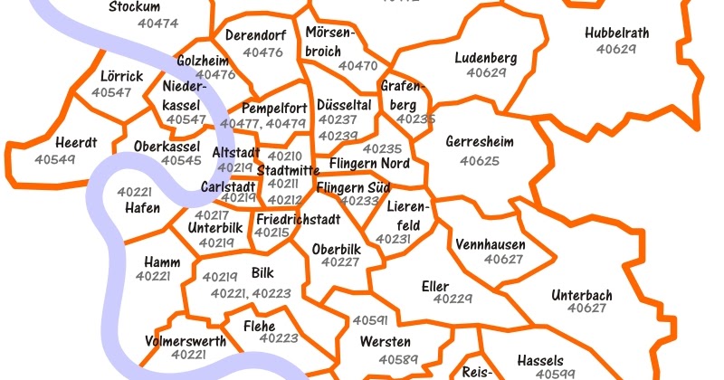 düsseldorf stadtteile karte